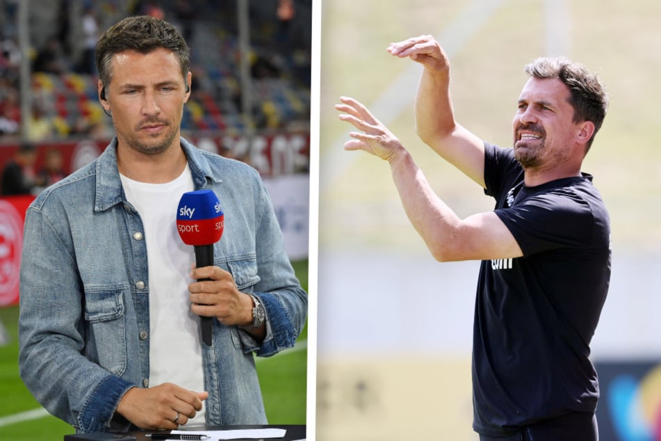 Links: Offiziell noch nicht in Amt und Würden. Im Hintergrund zieht der neue Sportgeschäftsführer Sören Gonther bereits die Fäden. // Rechts: Steht mit Sicherheit auf dem Prüfstand - Trainer Thomas Stamm machte in den letzten Wochen nicht immer eine glückliche Figur.