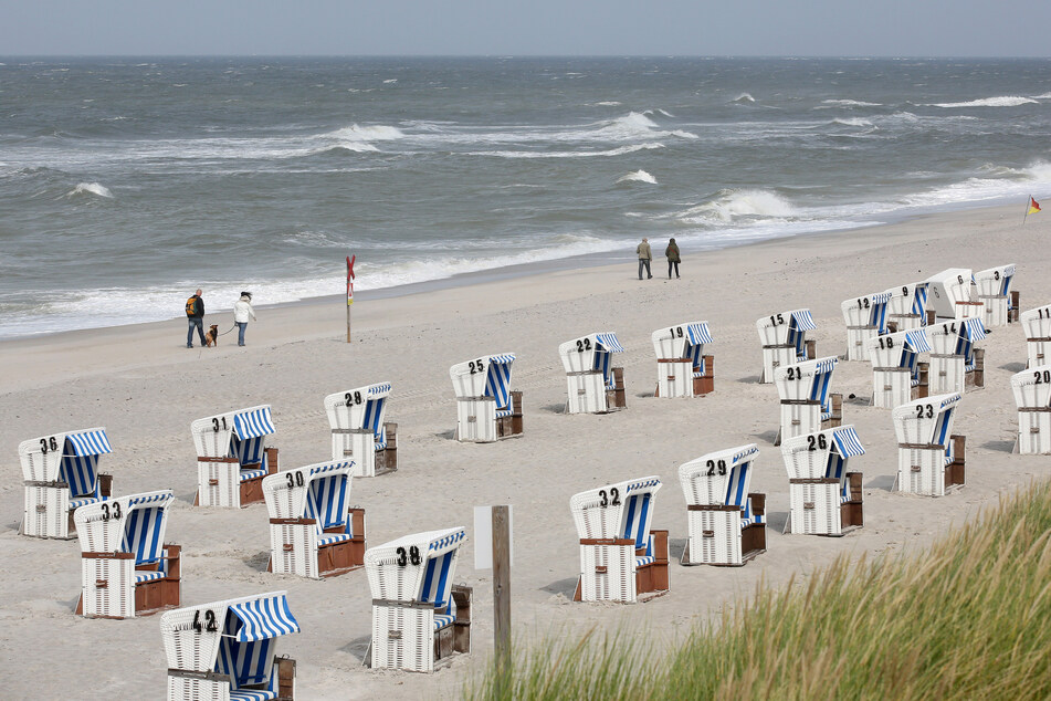 Rund 40 Strandkörbe, die bisher am Strand von List standen, werden an diesem Samstag versteigert.