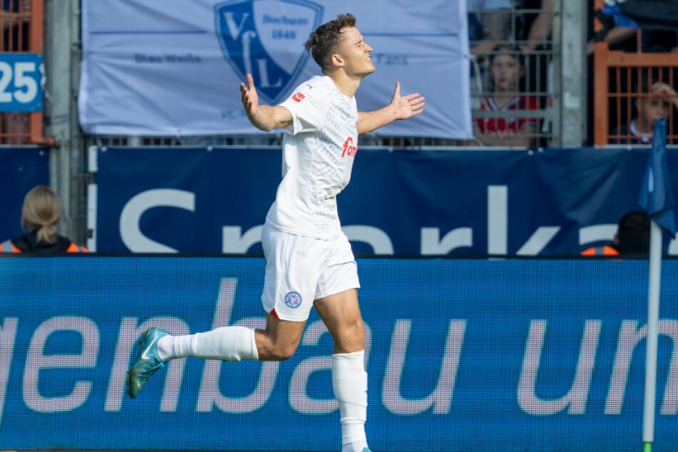 Benedikt Pichler (27) von Holstein Kiel soll in der Fokus des 1. FC Köln gerückt sein.