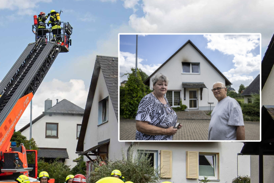Als es bei der Nachbarin brannte, zögerten sie keinen Moment und retteten der Frau ihr Leben