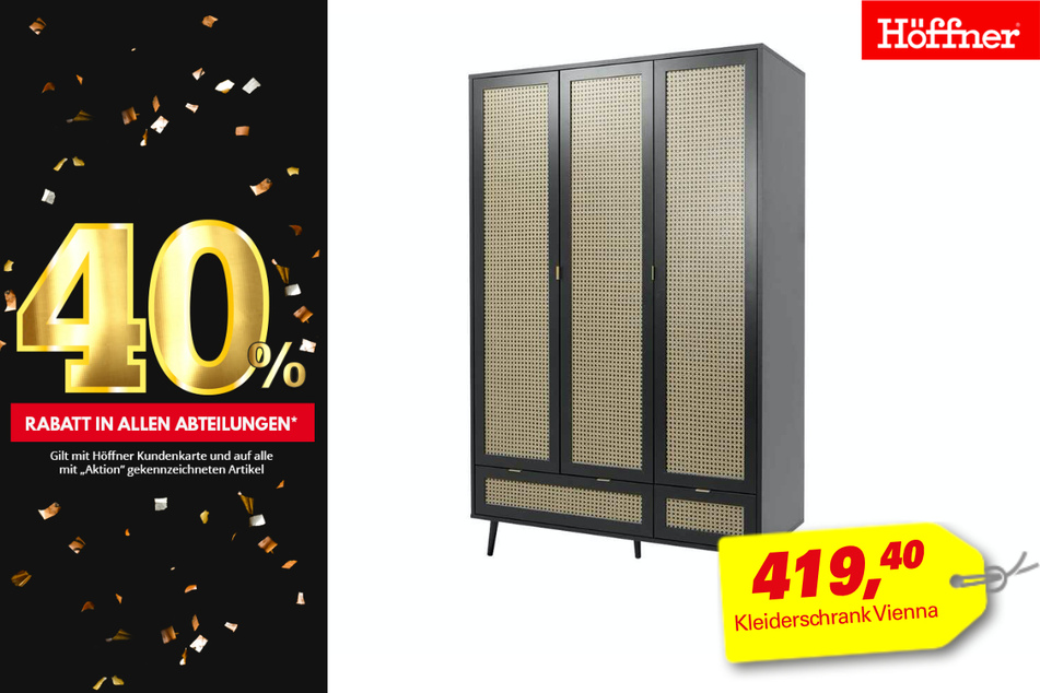 Kleiderschrank Vienna
für 419,40 Euro