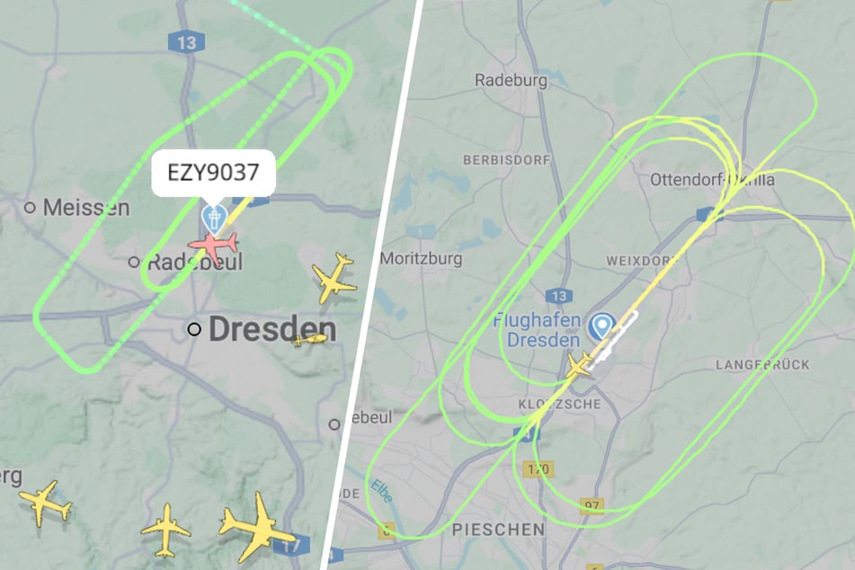 Dresden: Zwei Airbus A319 umkreisen Dresdner Flughafen: Was ist da los?