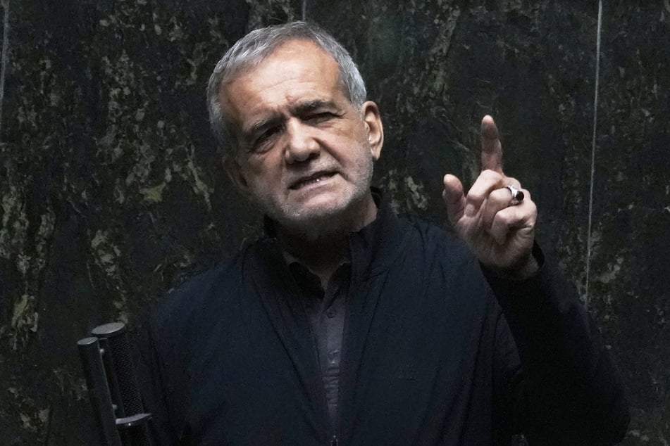 Irans Präsident Massud Peseschkian (71).