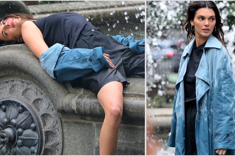 Kendall Jenner makes a splash in denim-themed Calvin Klein shoot!