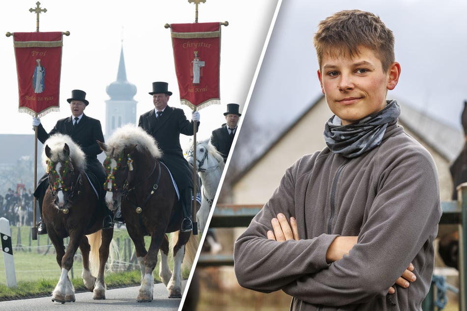 Sorbe Beno (14) fiebert seiner Osterreiter-Premiere entgegen