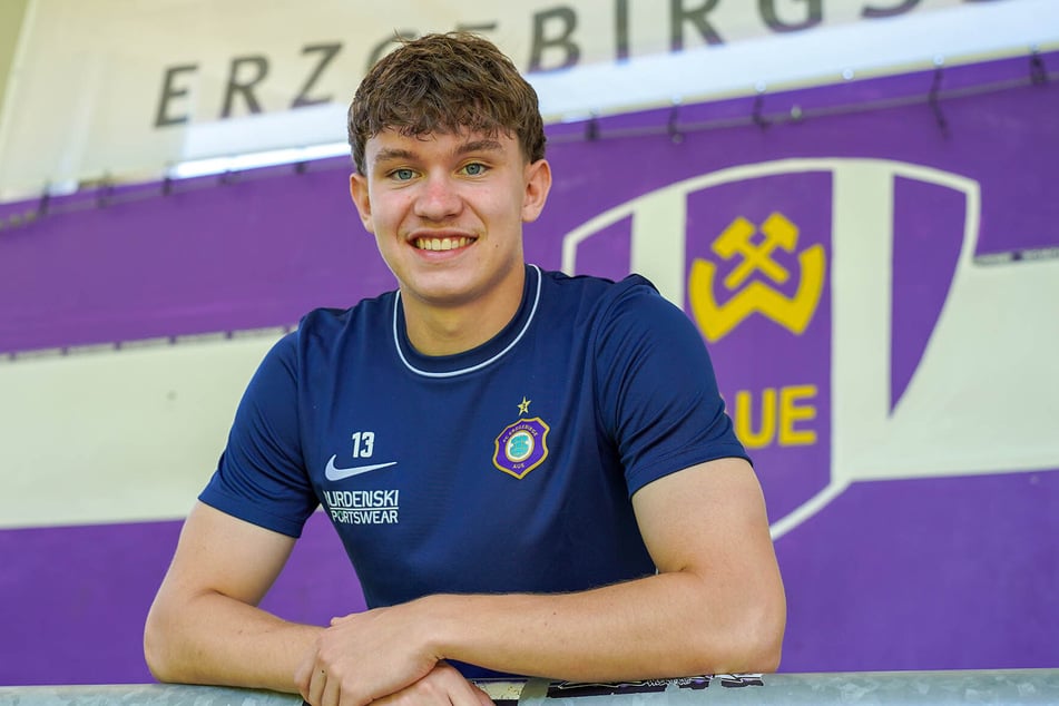 Leon Prosche (19) kommt als Leihspieler vom 1. FC Union Berlin zum FC Erzgebirge Aue.