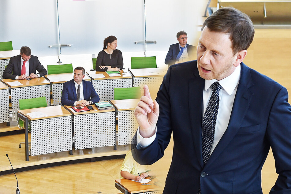 Überall gilt Abstandsgebot, aber die AfD lässt 200 Sachsen im Parlament antanzen