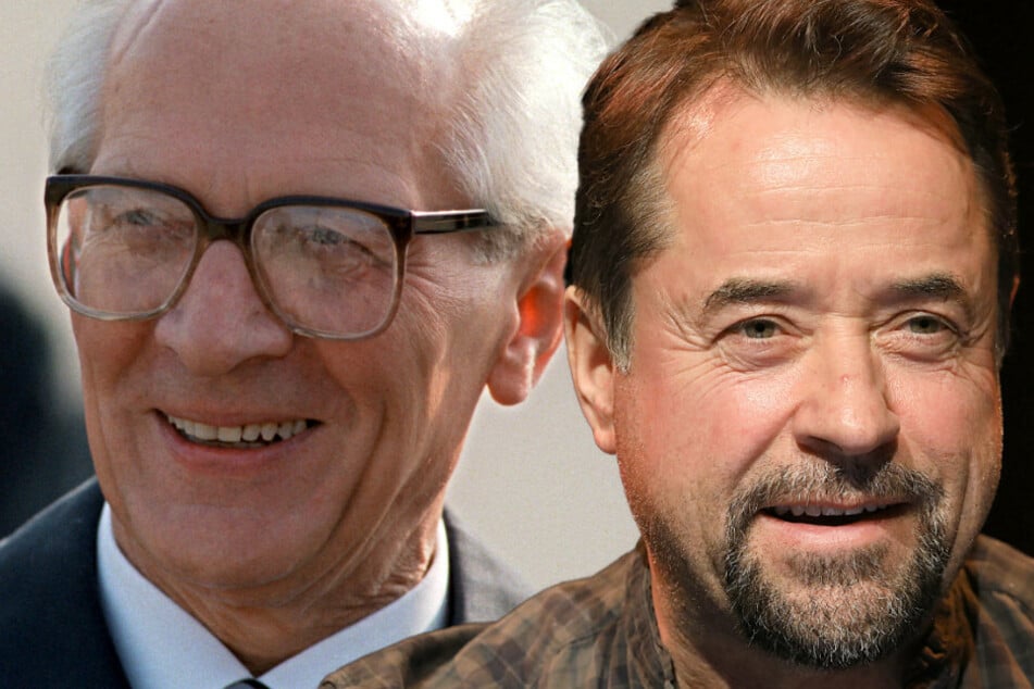 Der Schauspieler Jan Josef Liefers (56, r.) will einem Medienbericht zufolge eine Episode aus dem Leben des DDR-Staatschefs Erich Honecker aus der Wendezeit verfilmen.