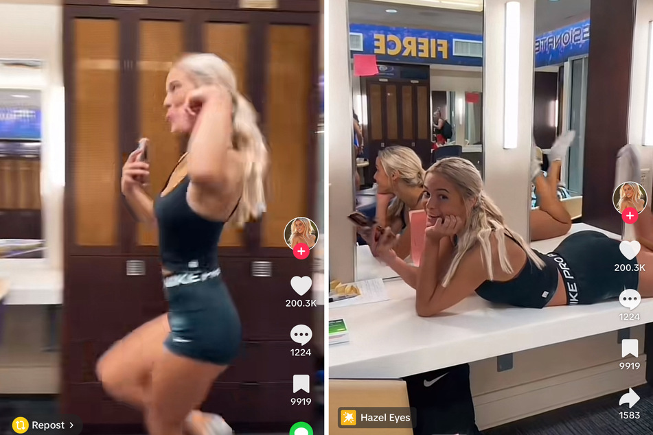 Olivia Dunne reveals who's on her mind "all day" in viral TikTok