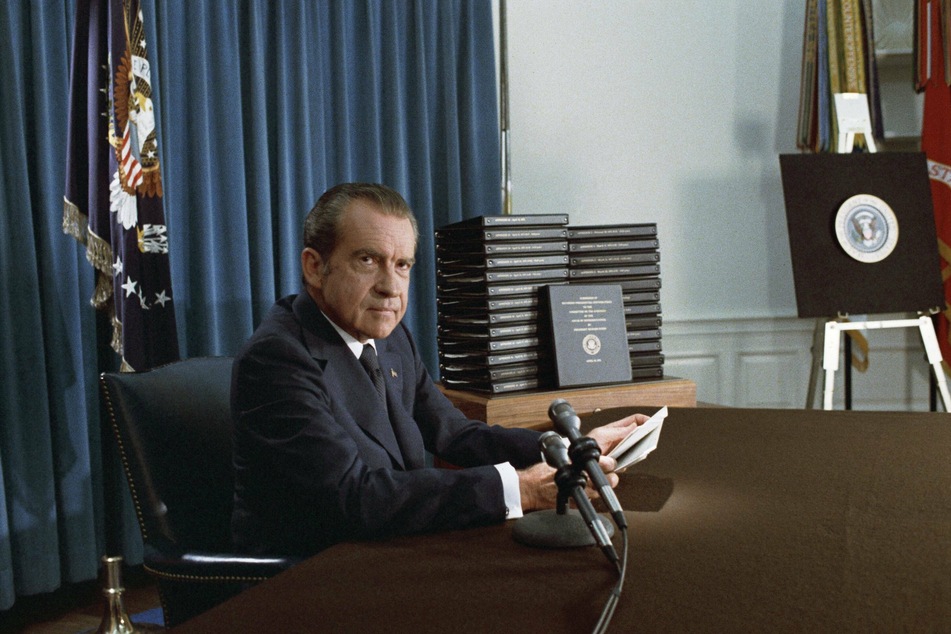 Richard Nixon (†81) hired Martínez to take part in the 1972 break-in of the Democratic National Committee headquarters (archive image).