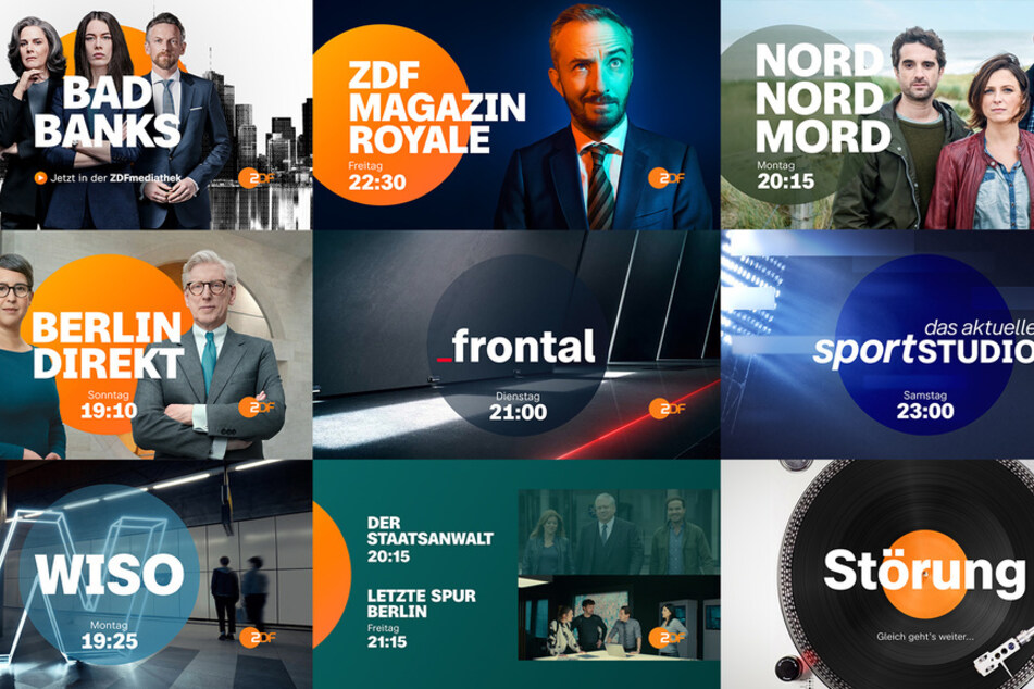 So schaut's aus, das neue ZDF-Promotion-Design 2021.