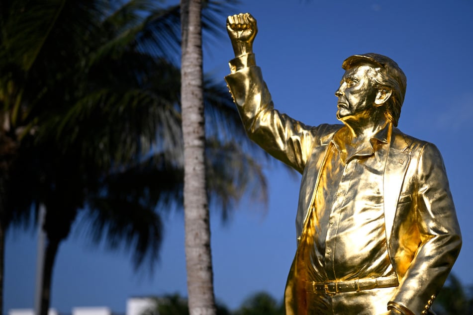 Don Colossus: Sculptor behind towering gold Trump statue reveals "chaos" behind the scenes