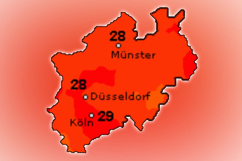 Trotz der hohen Temperaturen sind Gewitter und Schauer zu erwarten.