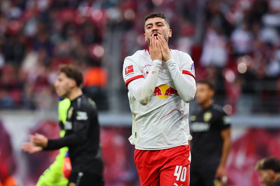 RB Leipzigs Stammstürmer Romulo (23) ist verletzt. Ein Einsatz am Sonntag gegen Bremen ist fraglich.