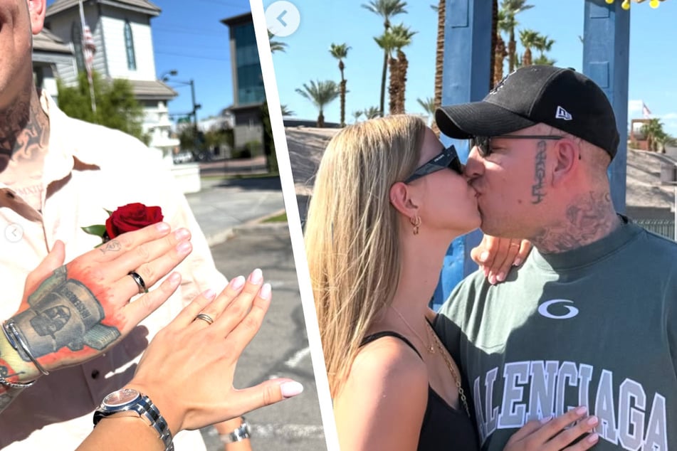 MontanaBlack (37) und seine Freundin Lea (27) haben in Las Vegas geheiratet.