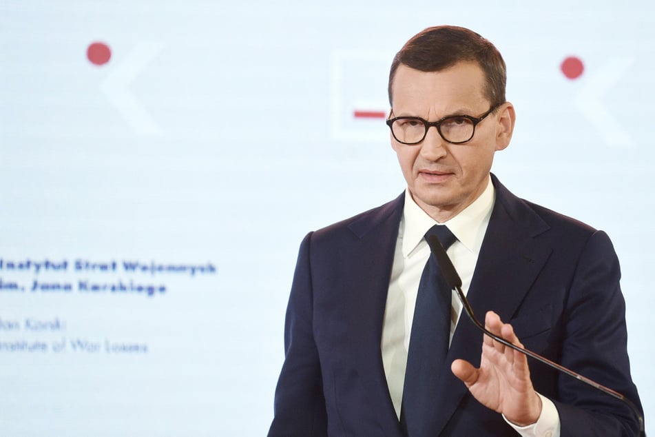 Polens Regierungs-Chef Mateusz Morawiecki (54) vermutete als einer der Ersten gezielte Sabotage.