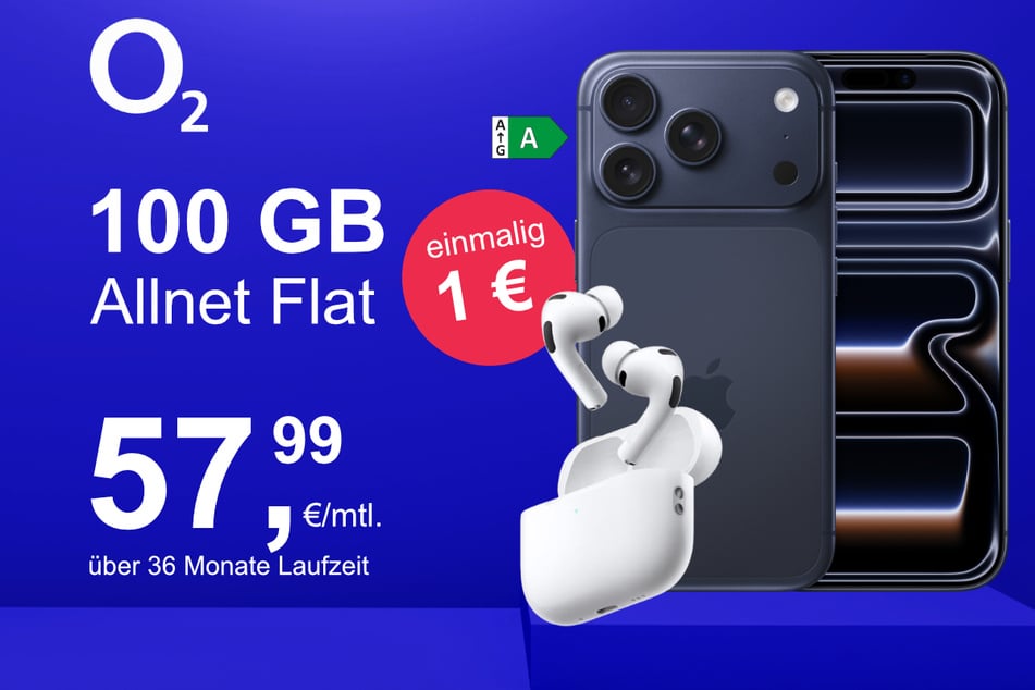 Bei o2 gibt's das iPhone 17 Pro jetzt mit Watch Ultra 3 im Bundle exklusiv für nur 1 Euro.