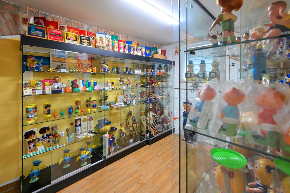 Blick in die Sammlung von Torsten Meisel mit über 900 Figuren.