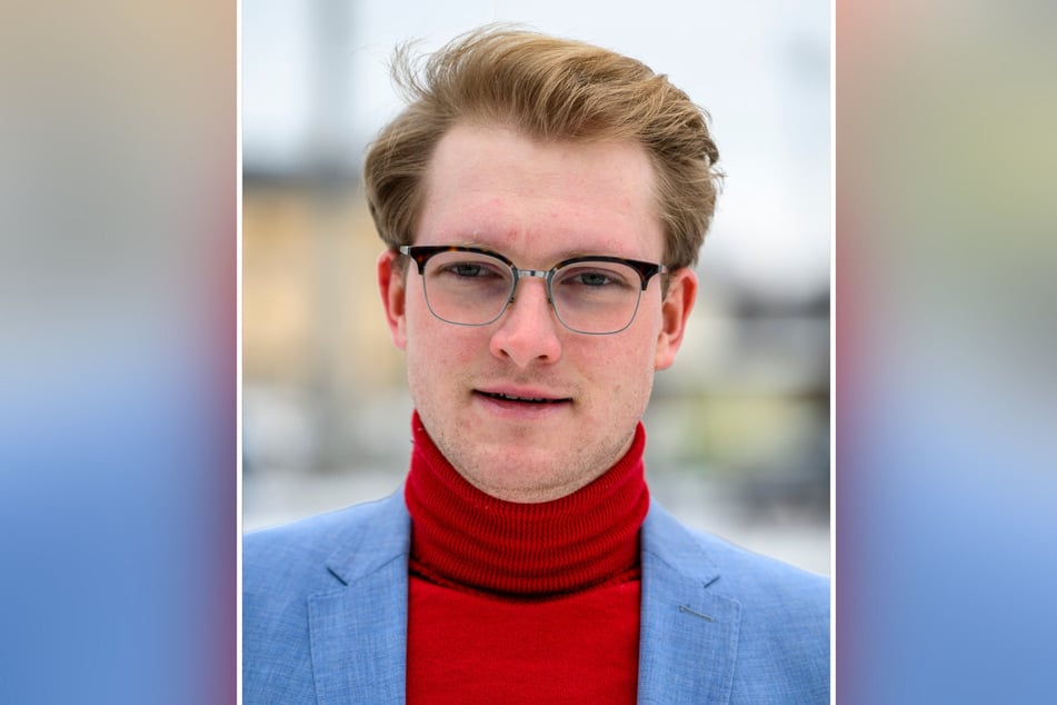 Finley Meyer (22) vom Jugendbeirat Zwickau: Er treibt den Vorstoß voran, dass wieder ein ICE den Namen "Zwickau" tragen soll.