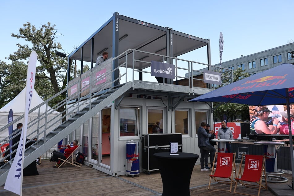 Die Business-Lounge beim Nachtlauf 2025.