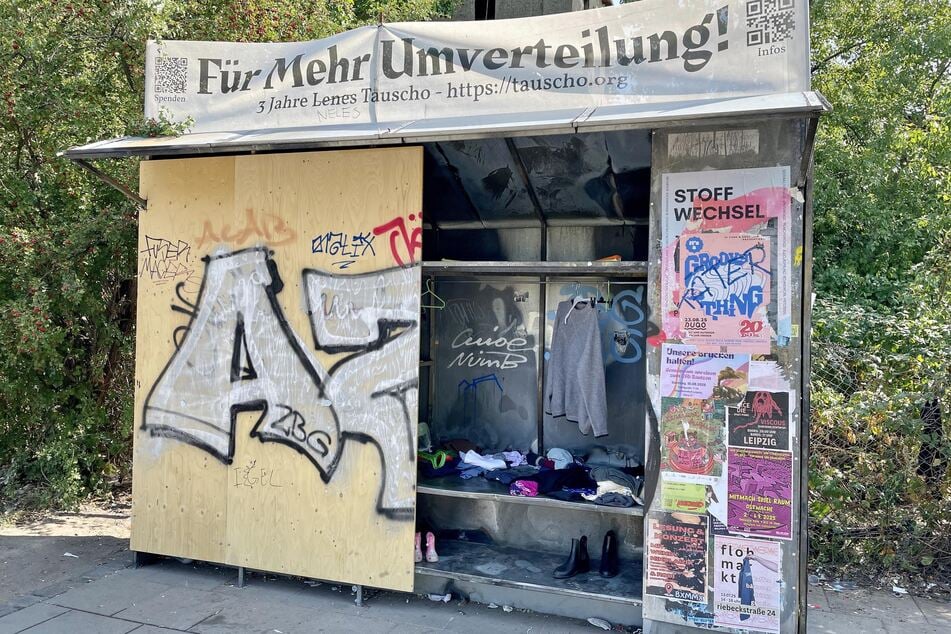 Weil das Areal so sehr vermüllt war, wurde die Tauschbox zuletzt sogar vernagelt.