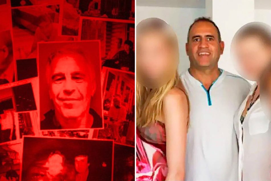 Daniel Siad (r), a French modeling scout who faced investigations over his ties to Jeffrey Epstein, was mysteriously found dead at his home on Wednesday.