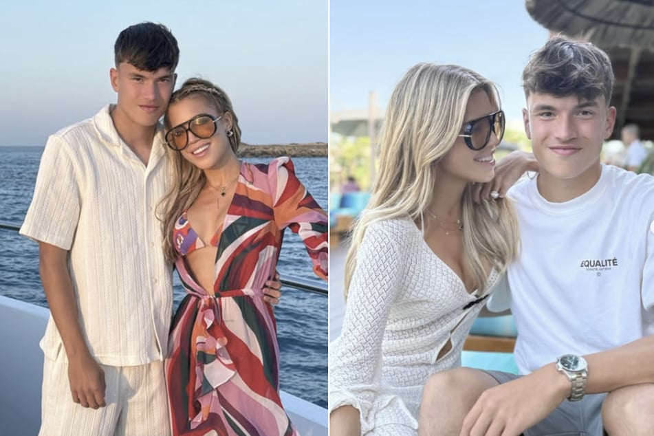 Sylvie Meis (42) genoss den gemeinsamen Urlaub mit ihrem Sohn Damian (19).