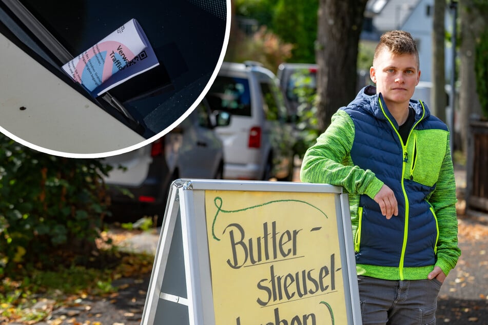 Dresden: Handwerker blockieren Stellplätze: Anwohner in Klotzsche genervt vom Park-Chaos