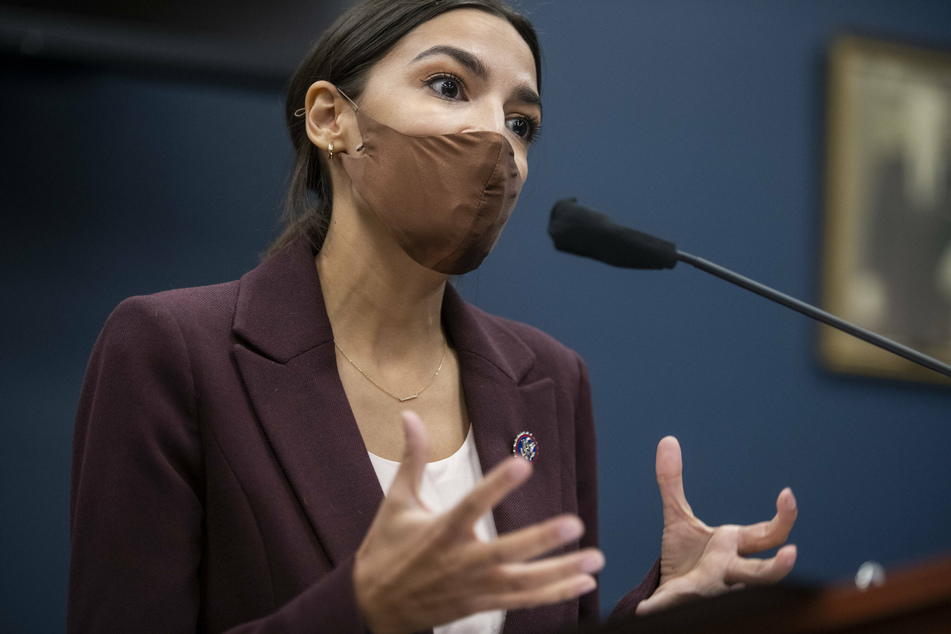New York Representative Alexandria Ocasio-Cortez says the infrastructure plan should be greatly expanded.