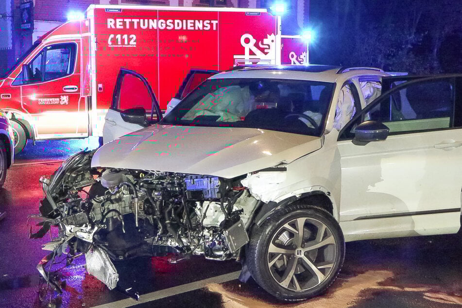 Der Seat erlitt bei dem Crash einen Totalschaden.