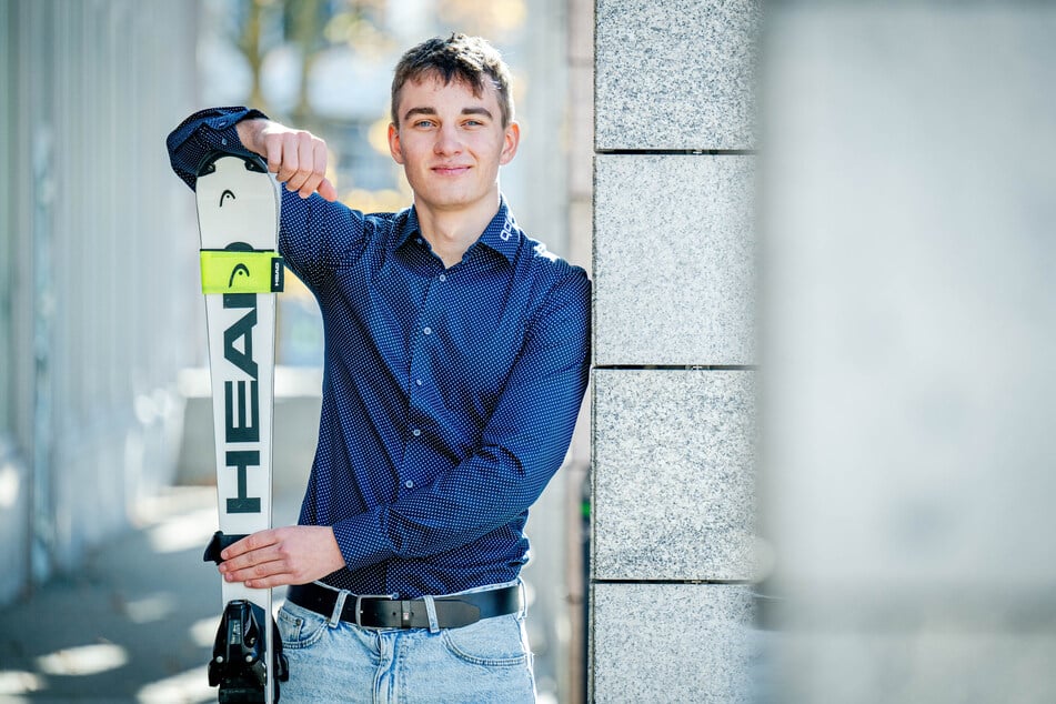 Alpin-Skifahrer Jarne Baumgärtel (16) aus Carlsfeld gehört zu den besten Nachwuchssportlern in seiner Disziplin.