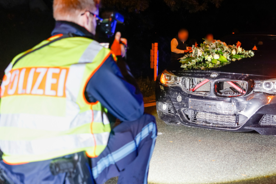 Unfall im Hochzeitskonvoi: Mercedes bremst für Brautstrauß, BMW kracht ins Heck