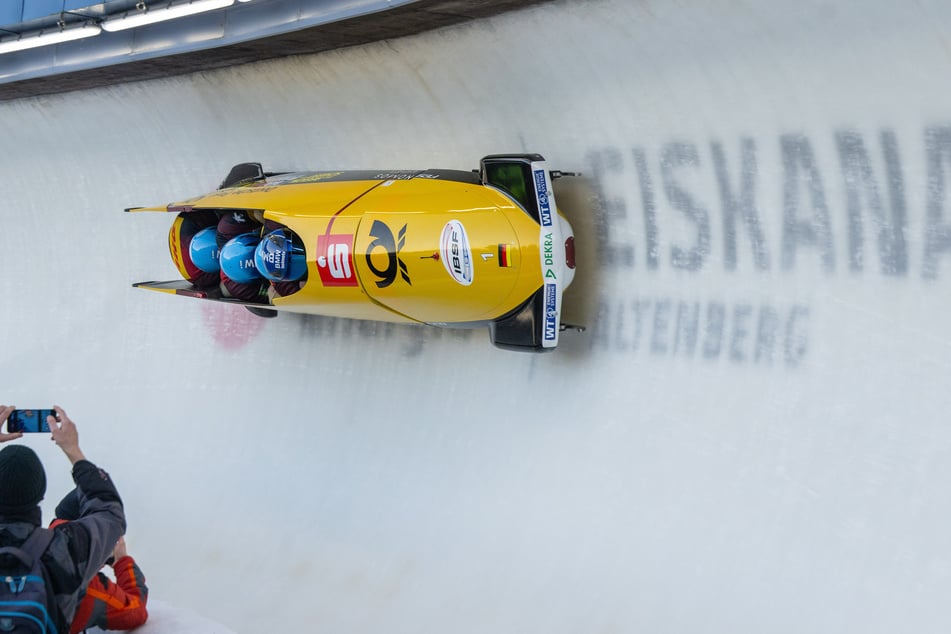 Die Bobbahn ist für den Winter bestens gerüstet.