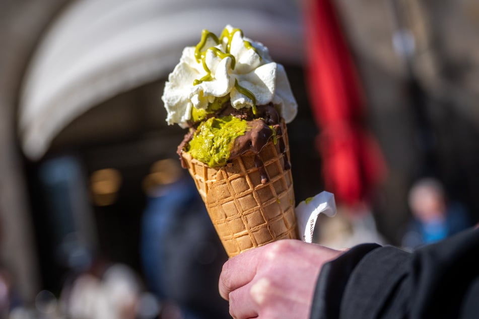Waffeleis wird am Pfingstwochenende in Chemnitz wohl ein Dauerbrenner sein.