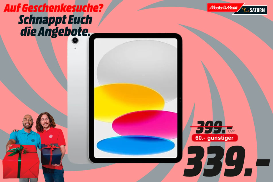 Apple iPad für 339 Euro.