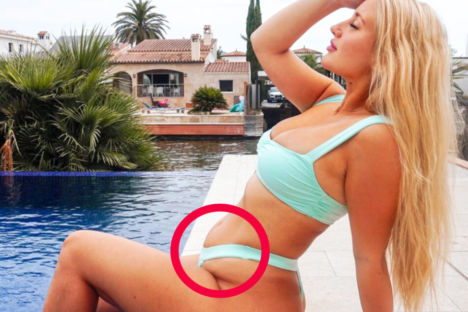 Influencerin Tami Tilgner stellte am Dienstag ein Foto auf Instagram ein, auf dem sie in einem türkisfarbenen Bikini posiert.