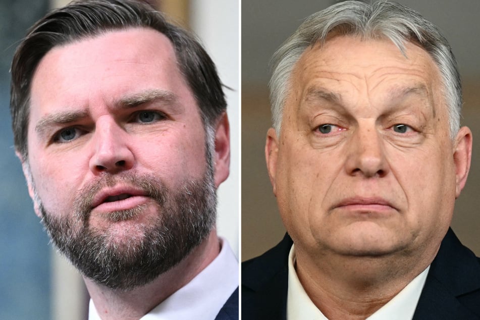 Vice President JD Vance (l.) will show support for Hungarian Prime Minister Viktor Orban with a visit to the country this month.