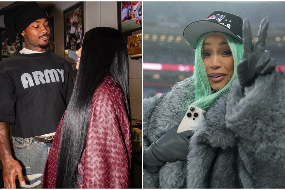 Cardi B's reportedly has lavish plans for her man Stefon Diggs (l.) at this year's Super Bowl!