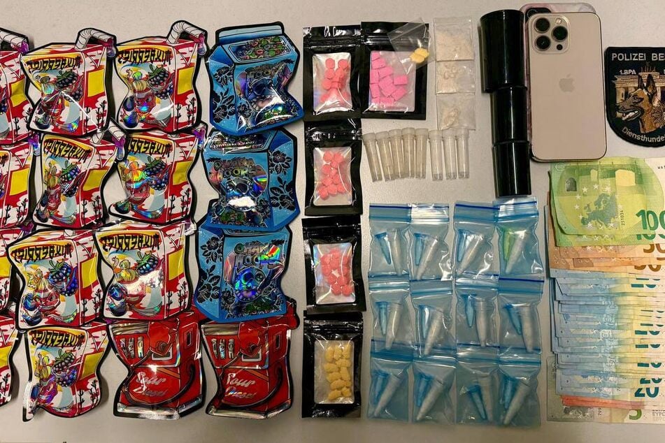 Eine ganze Palette unterschiedlicher Drogen entdeckte die Berliner Polizei bei ihren Einsätzen.