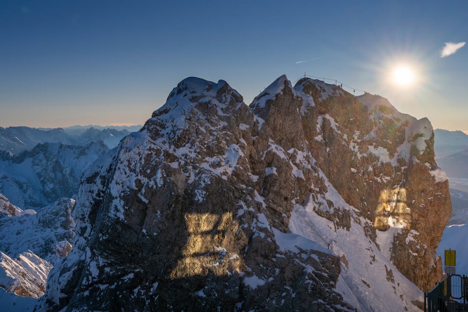 An der Zugspitze macht sich der Klimawandel bemerkbar.