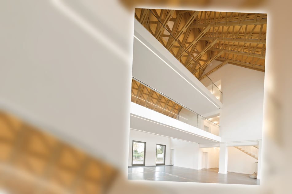 Blick ins Foyer des sanierten Ostflügels des Festspielhaus Hellerau.