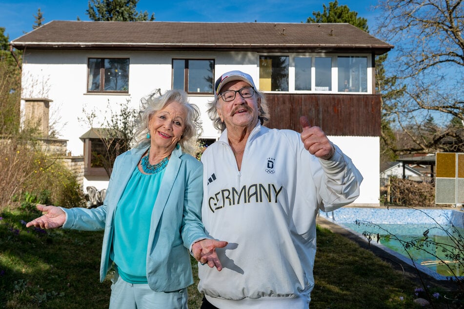 Dresden: Dorit Gäbler will ihr Haus mit Pool verkaufen