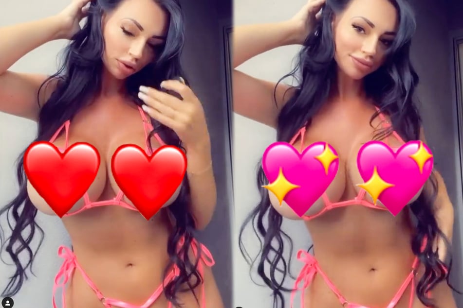 Erotik-Influencerin stellt Frage auf Instagram, doch Fans achten nur auf ihre Brüste