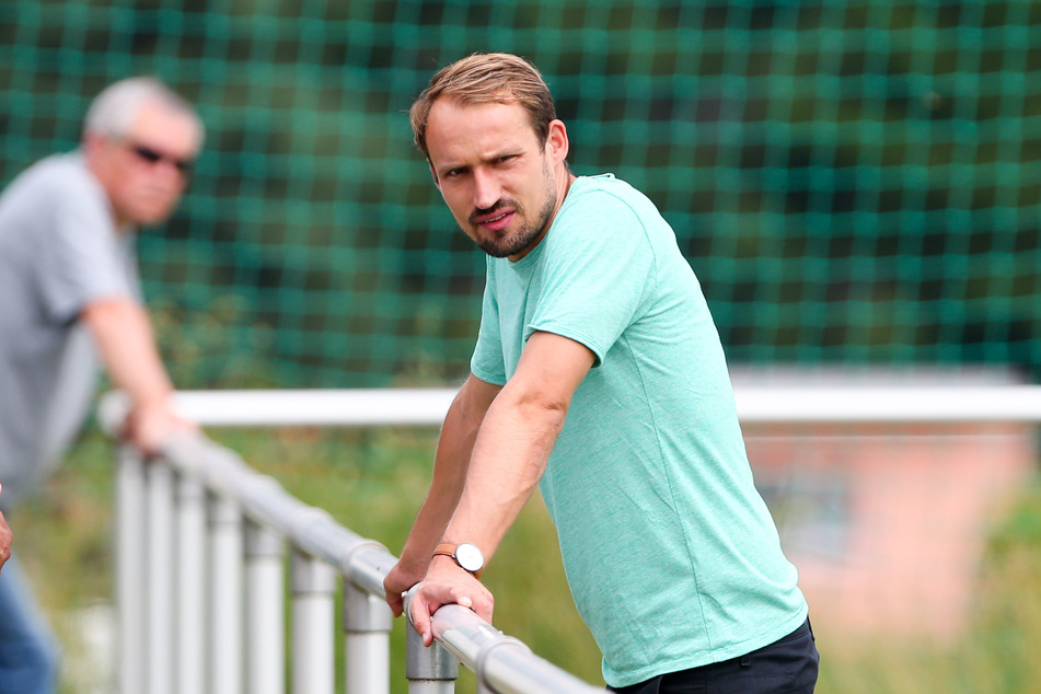 FSV-Sportdirektor Toni Wachsmuth (34, r.) holte jetzt den dritten Spieler vom Zweitliga-Aufsteiger Hansa Rostock nach Zwickau.