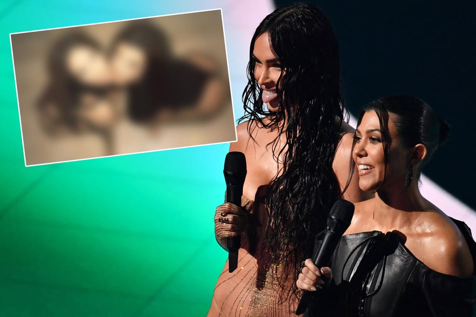 Megan Fox & Kourtney Kardashian zeigen sich halbnackt und eng umschlungen