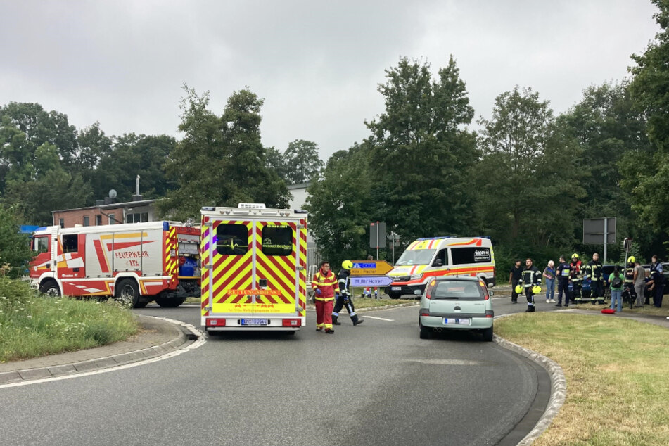 Die Radfahrerin war in einem Kreisverkehr in Kerpen mit der Autofahrerin zusammengeprallt.