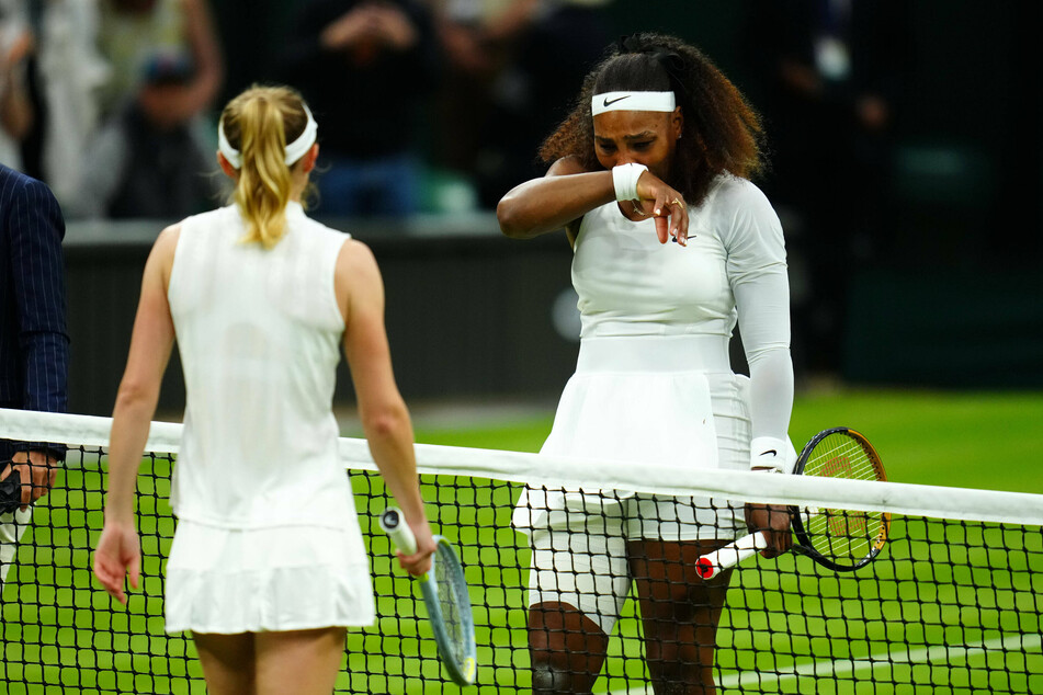 Serena Williams was forced to retire hurt in her first round match against Aliaksandra Sasnovich at Wimbledon in June.