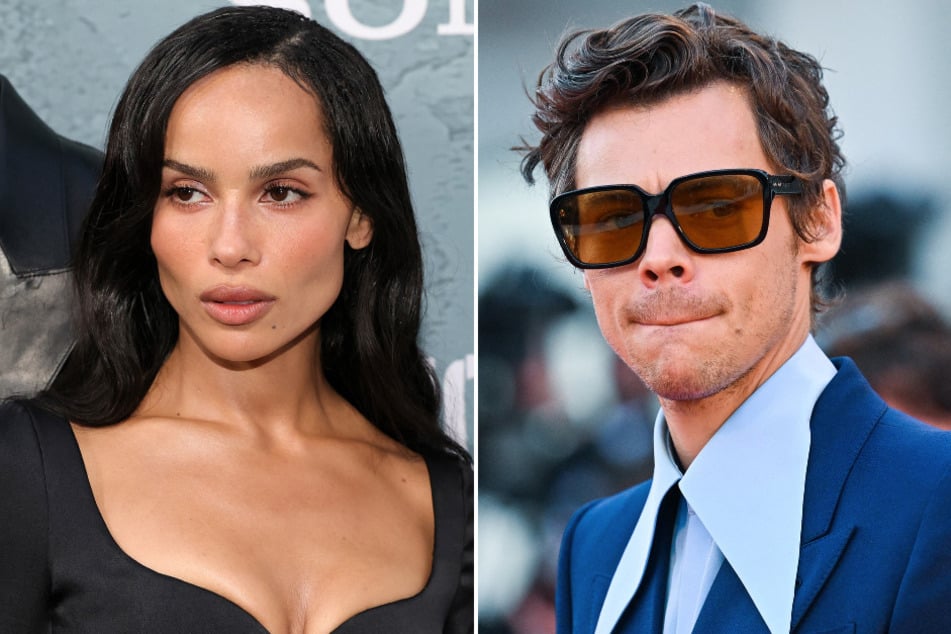 Harry Styles (r.) and Zoë Kravitz might have picked their wedding venue!