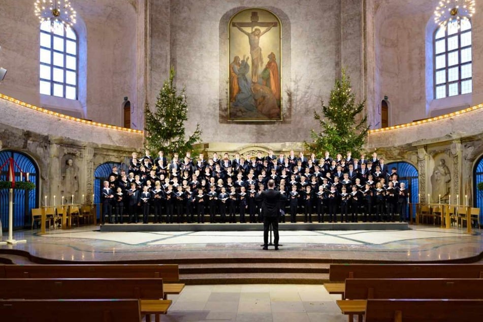 Dresdner Kreuzchor (hier in der Kreuzkirche) tritt im Stadion auf.