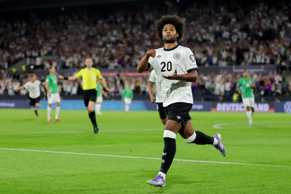 Serge Gnabry kocht! Der Bayern-Star netzt gegen Nordirland schon nach wenigen Minuten ein.